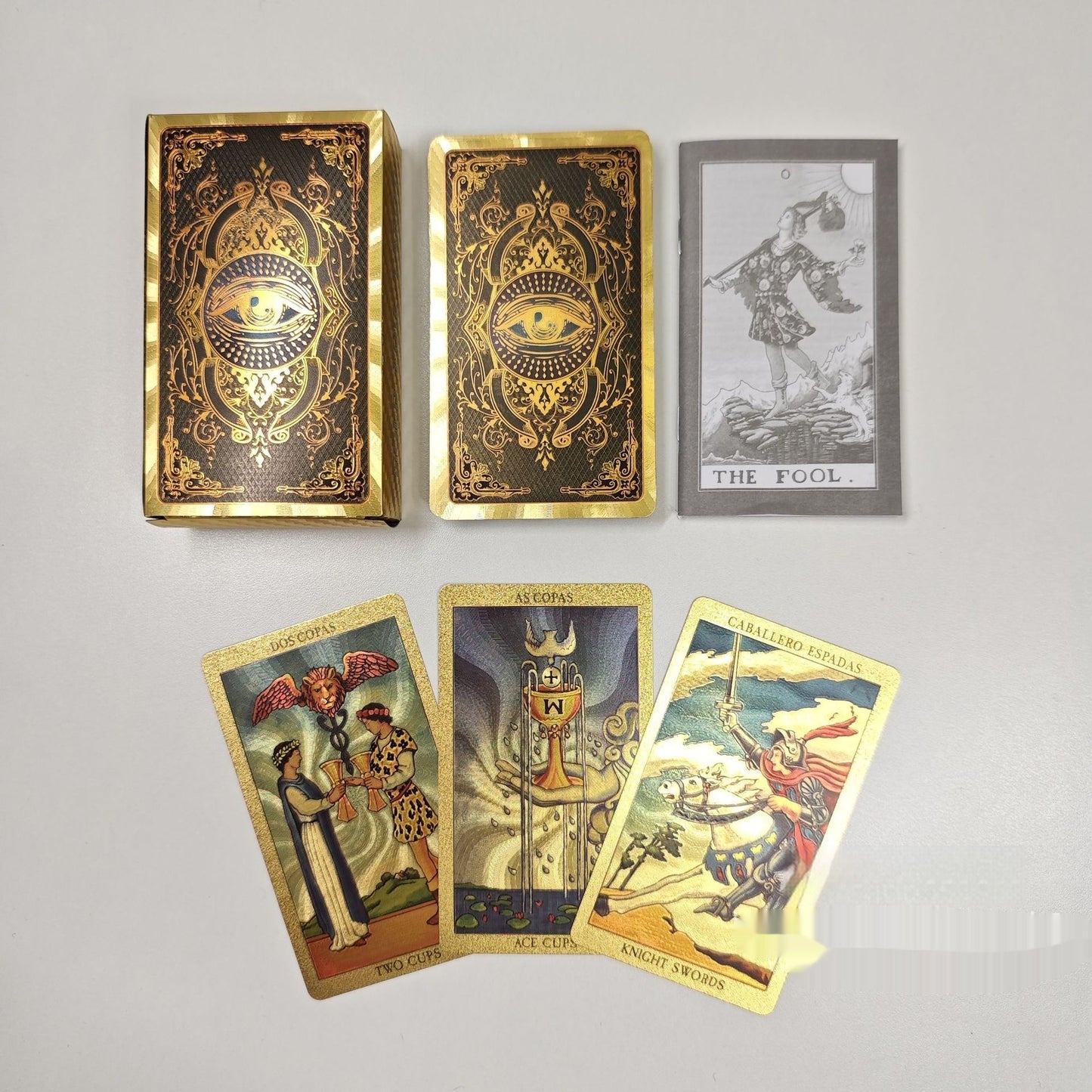 Gold Foil Rider-Waite Tarot Card Deck