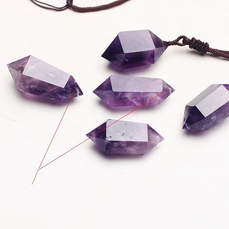 Amethyst Hexagonal Pendant