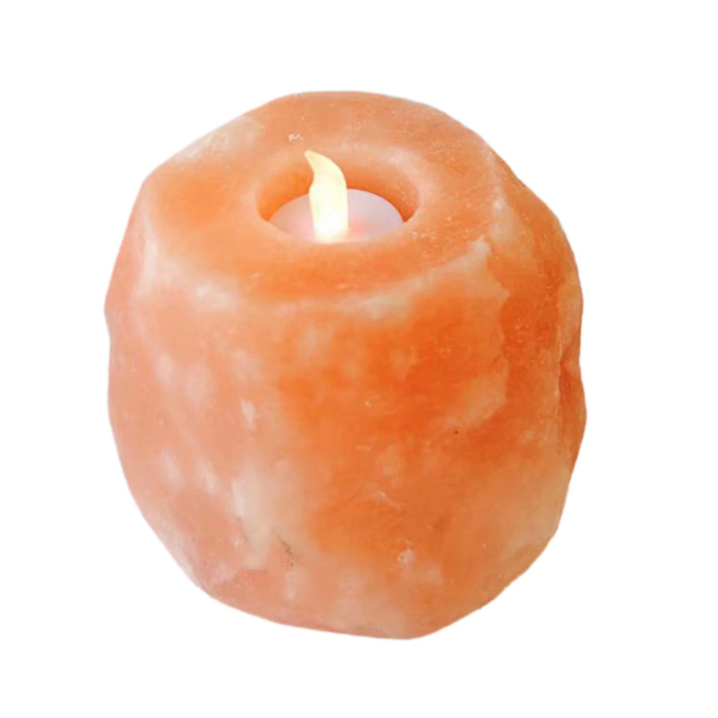 Mineral Crystal Salt Candle Holder