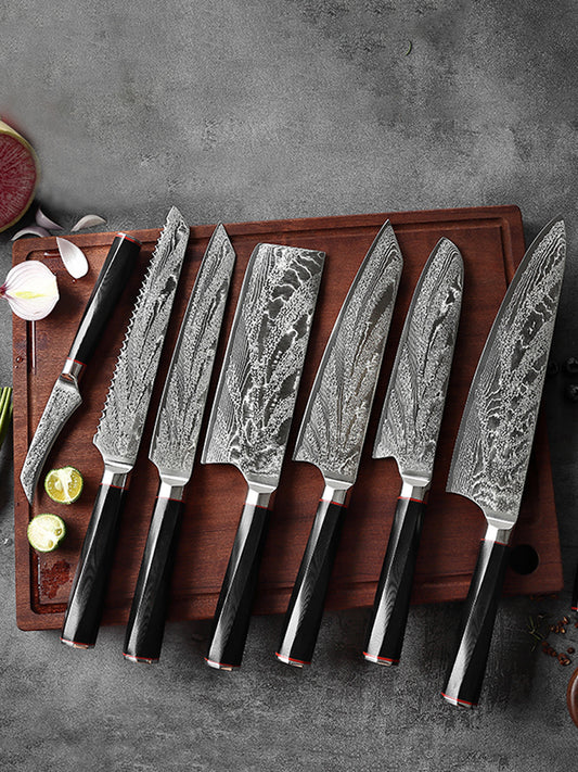 Damascus Steel Knife Chef's Knife Set