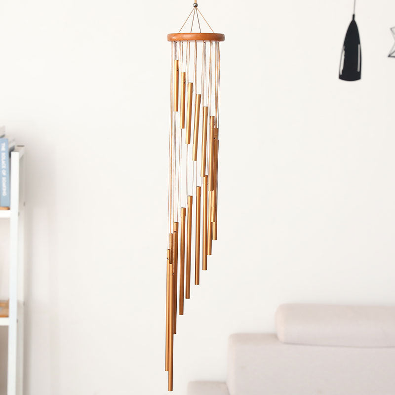 Solid Wood 18-pipe Wind Chime
