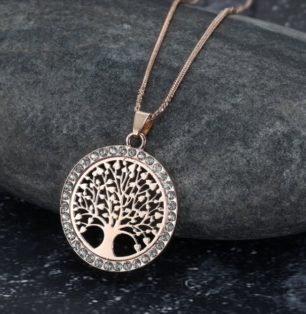 Celtic Tree of Life Pendant – Asgard Crafted Design with Cubic Zirconia