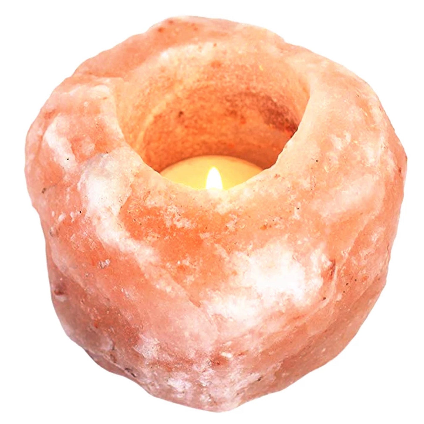 Mineral Crystal Salt Candle Holder