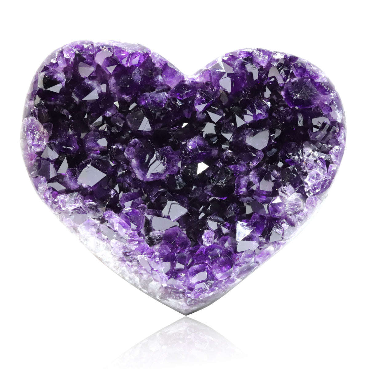 Amethyst Heart Cluster