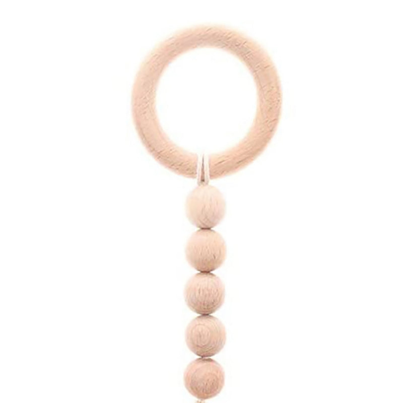 Rainbow Macrame & Wood Ornament