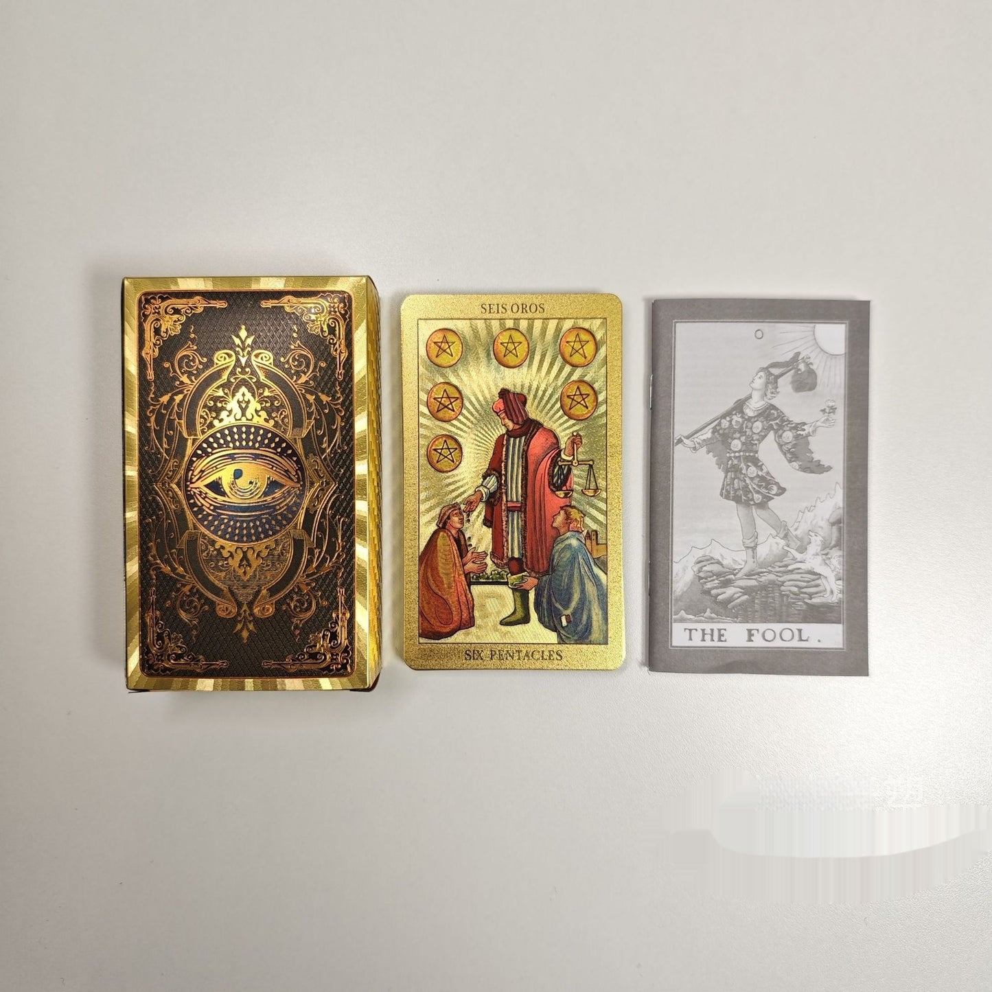 Gold Foil Rider-Waite Tarot Card Deck