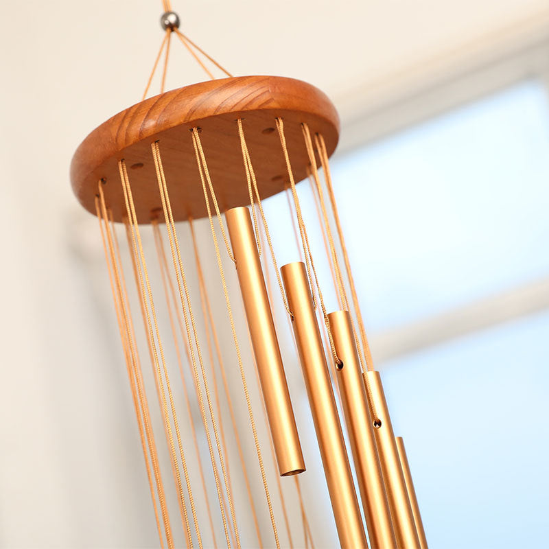 Solid Wood 18-pipe Wind Chime