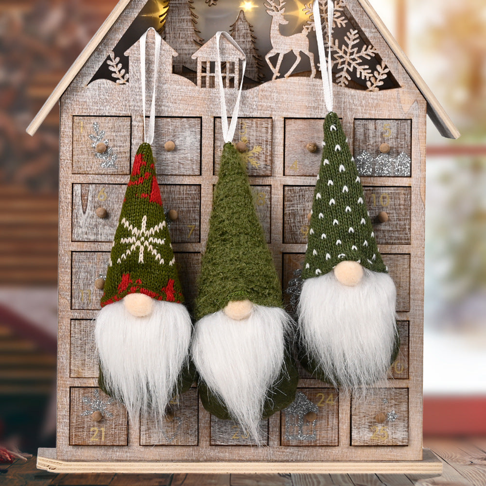 Plush Gnome Ornaments