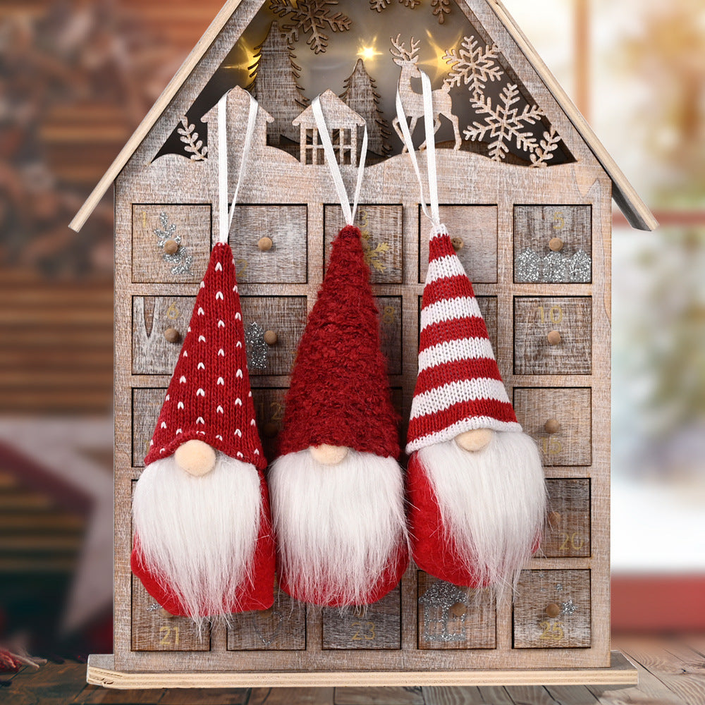 Plush Gnome Ornaments