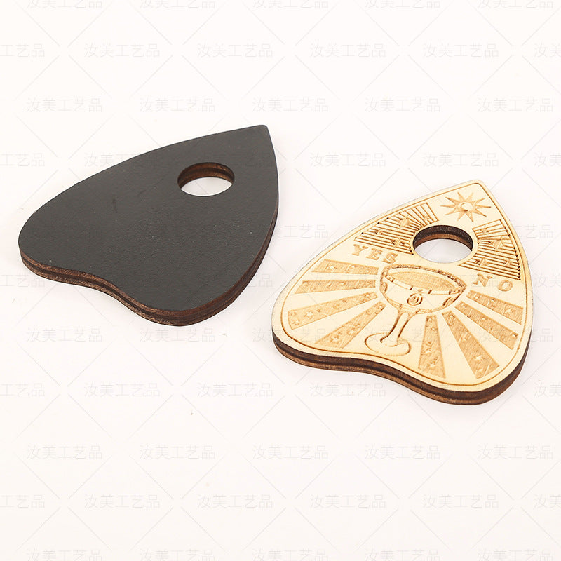 Wood Ouija Board Window – Spirit Board Inspired Wall and Altar Decor