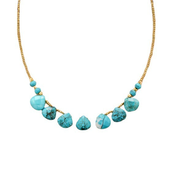 Turquoise Beaded Necklace