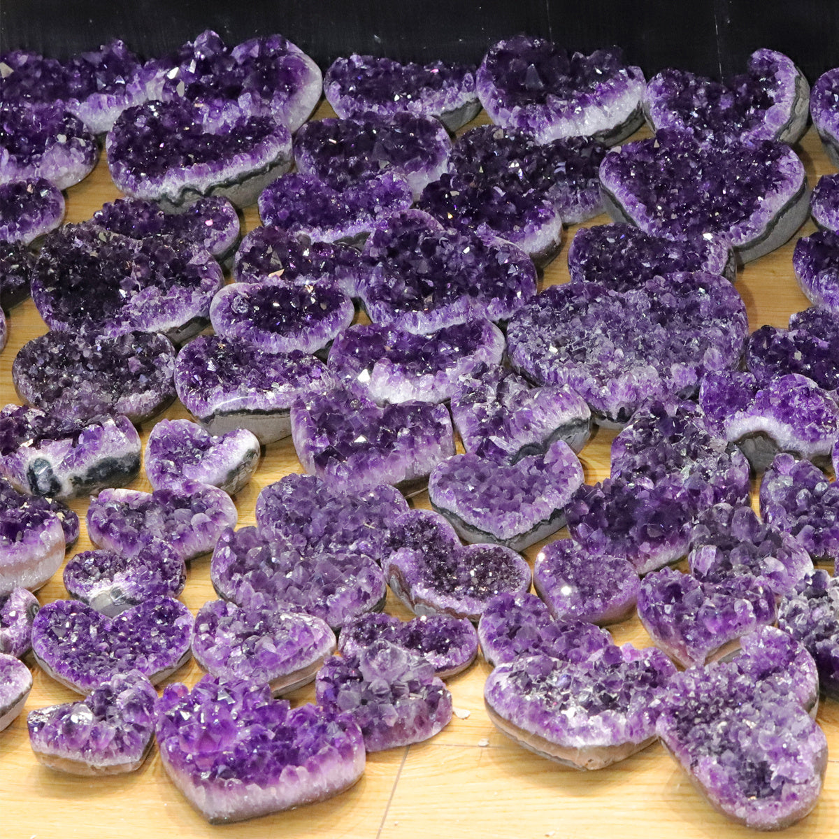 Amethyst Heart Cluster