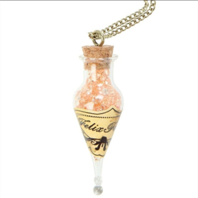 Magic Potion Lucky Bottle Necklace Charm